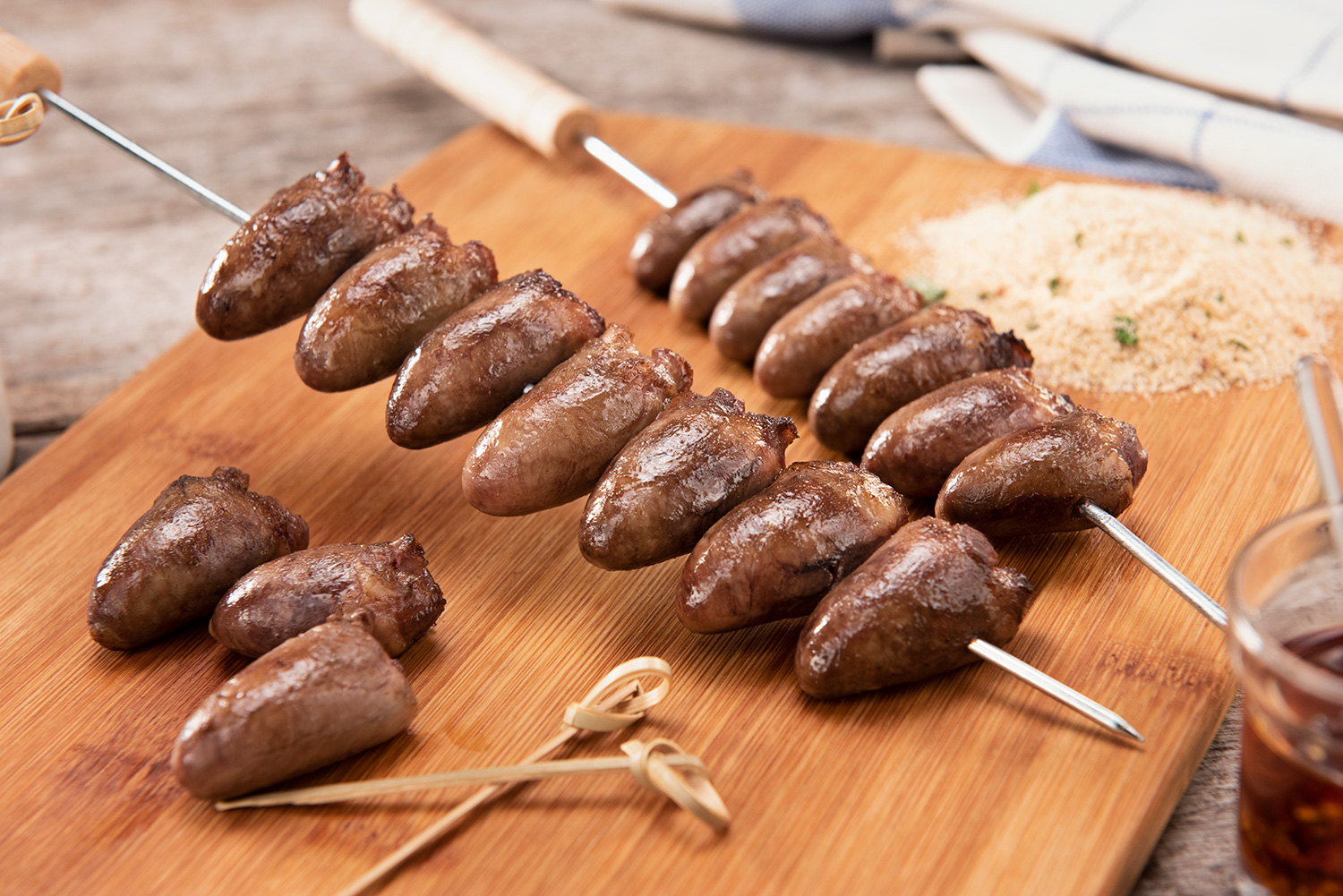 Espetinho De Corao De Frango Na Cerveja Nutrifrango